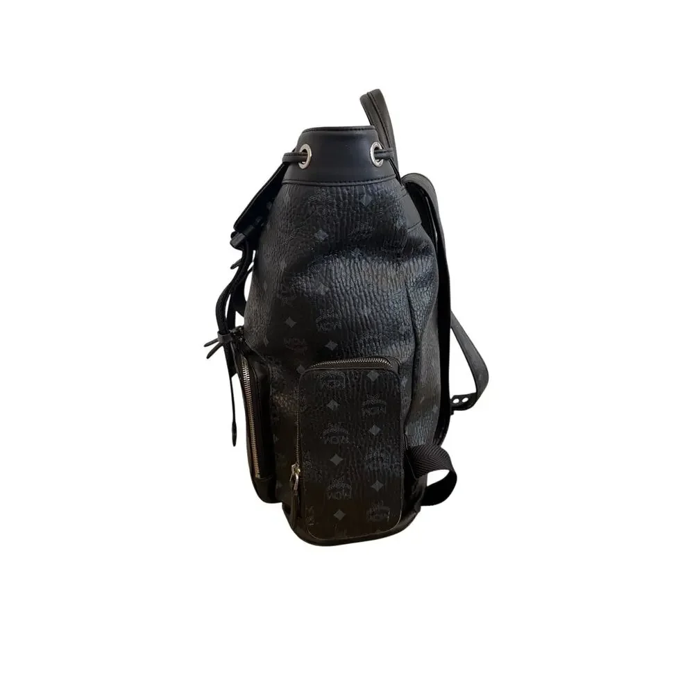 MCM Bradenburg Visetos Black Backpack